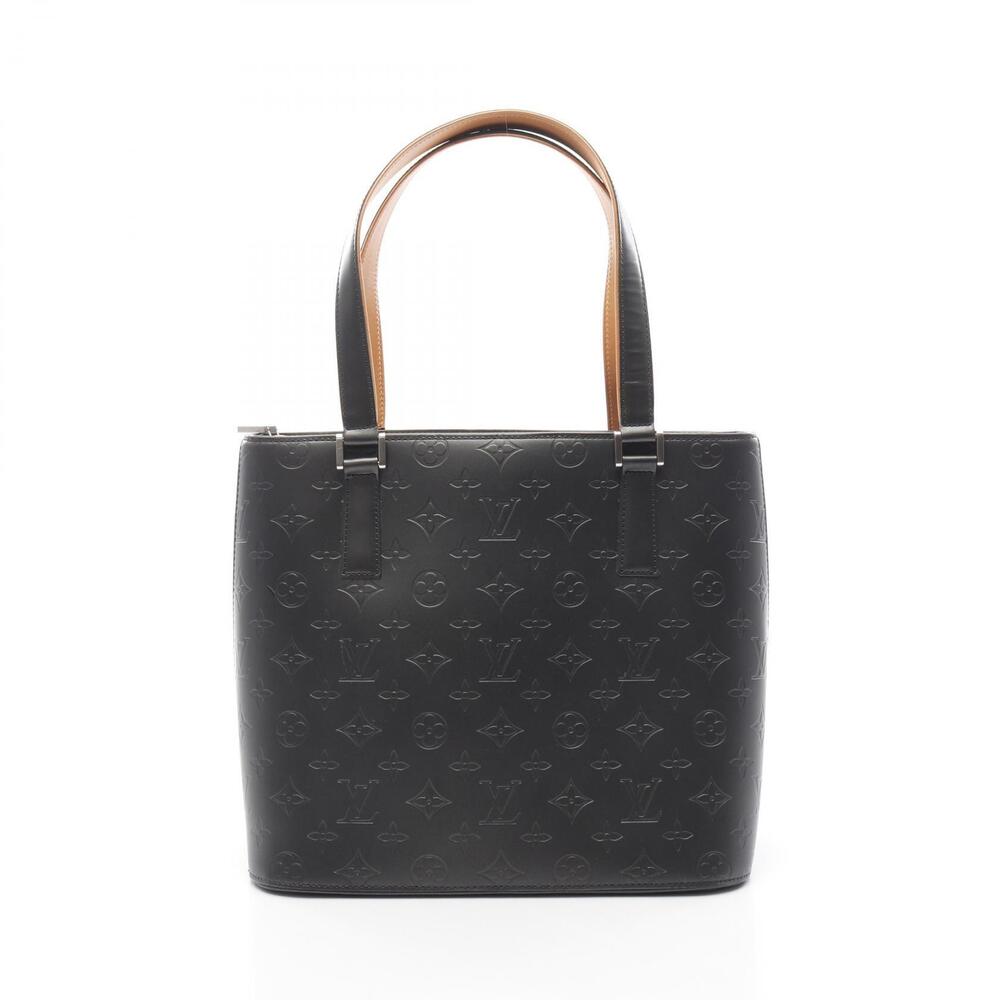 Louis Vuitton Stockton handbag Monogram Matte Black leather